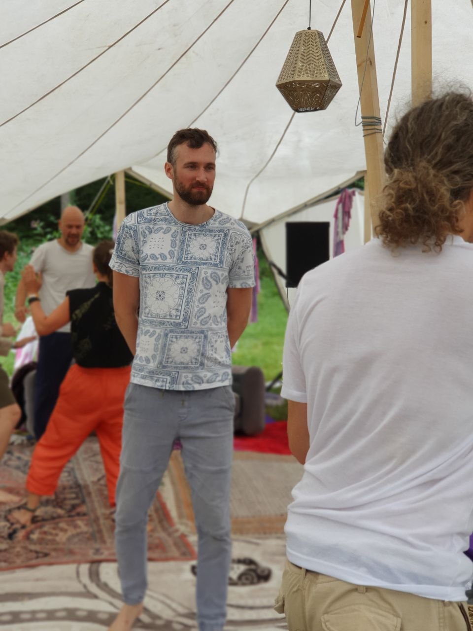 Playfight-Workshop im Zelt